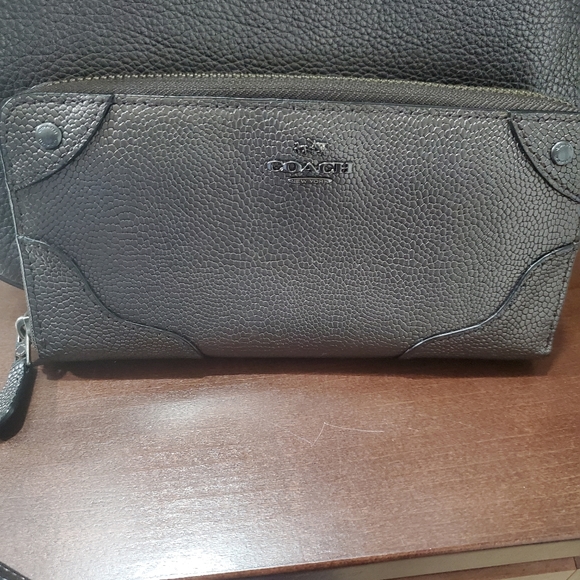 PrelovedCoach F35543 CHAISE Pebble Leather Shoulder Crossbody w/matching Wallet - Picture 8 of 11